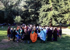 The Spiral Dance at the 2015 Gathering. Photo courtesy of Kylie Moroney.